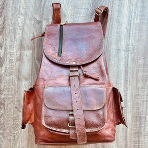 Handmade Leather Backpack